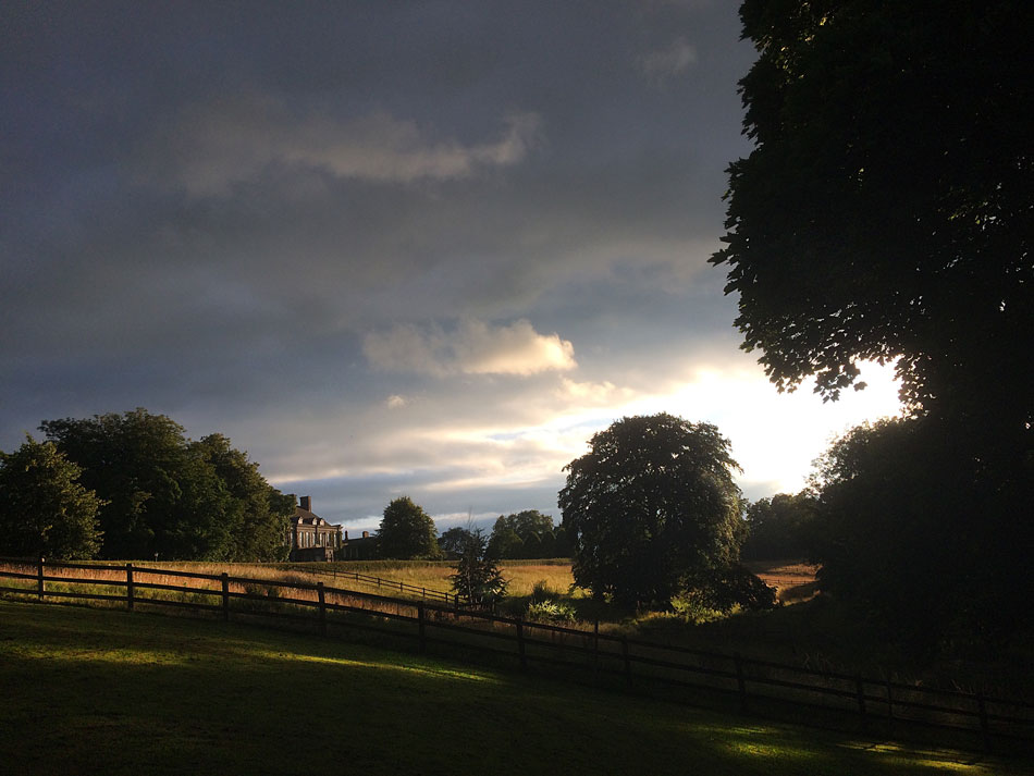Sunset at Castle Durrow